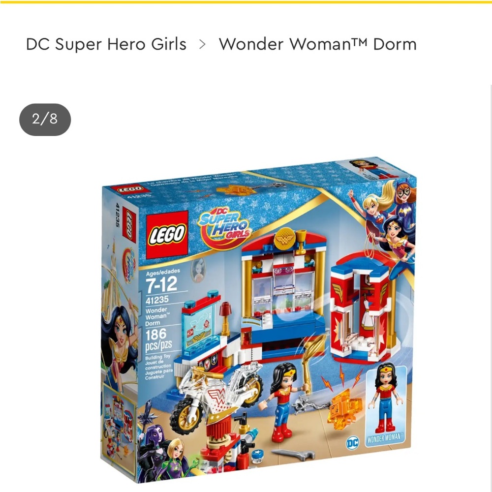 Used Lego DC Super Hero Girls Wonder Woman’s Dorm 41235 - Picture 5 of 6